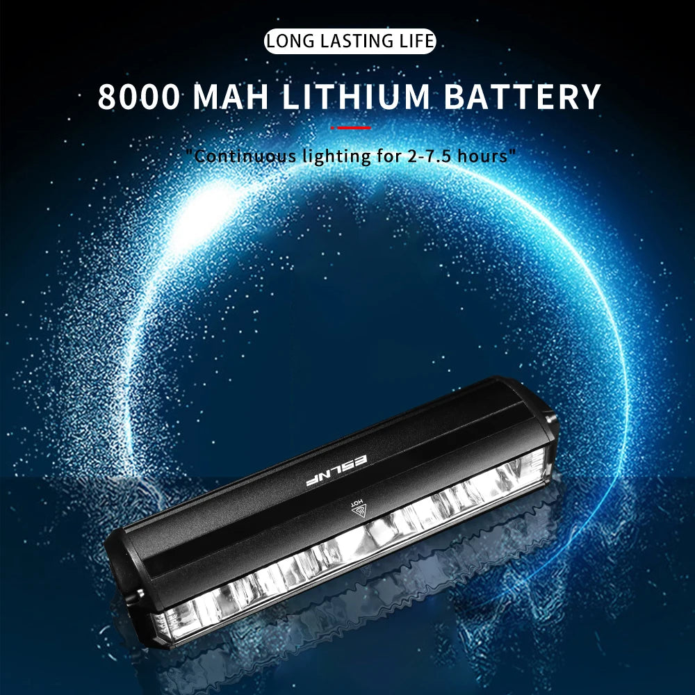 8000mAh 3250 Lumen High Brightness Led Light