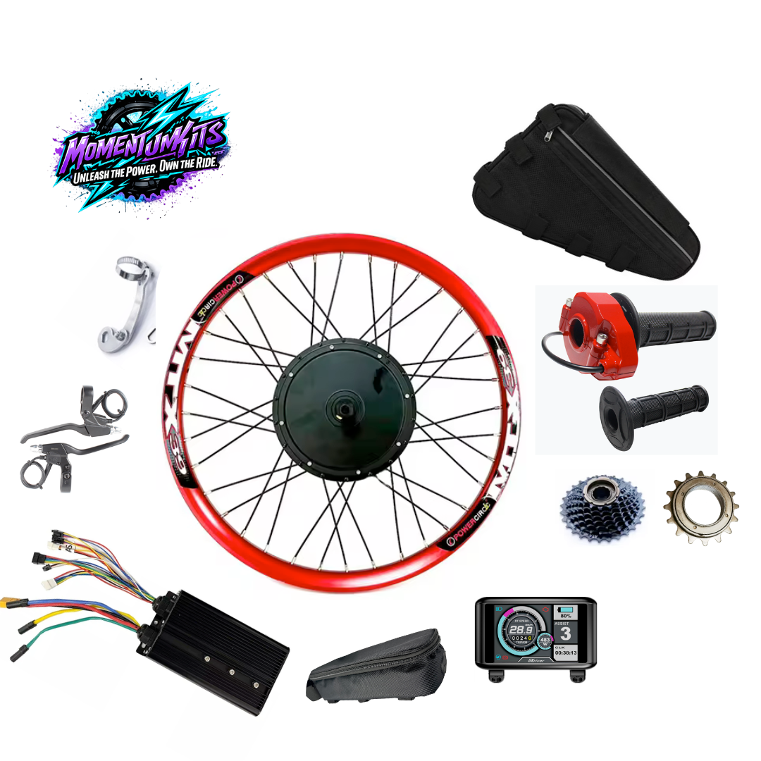 72v 3000w momentum red mtx39 conversion kit (with battery)