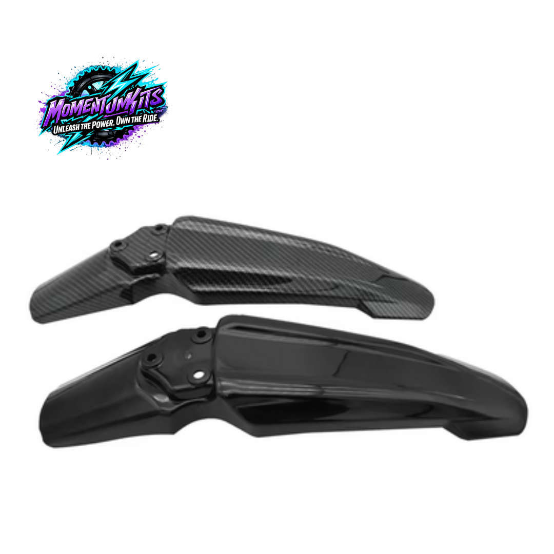surron style front fender BLACK/CARBON