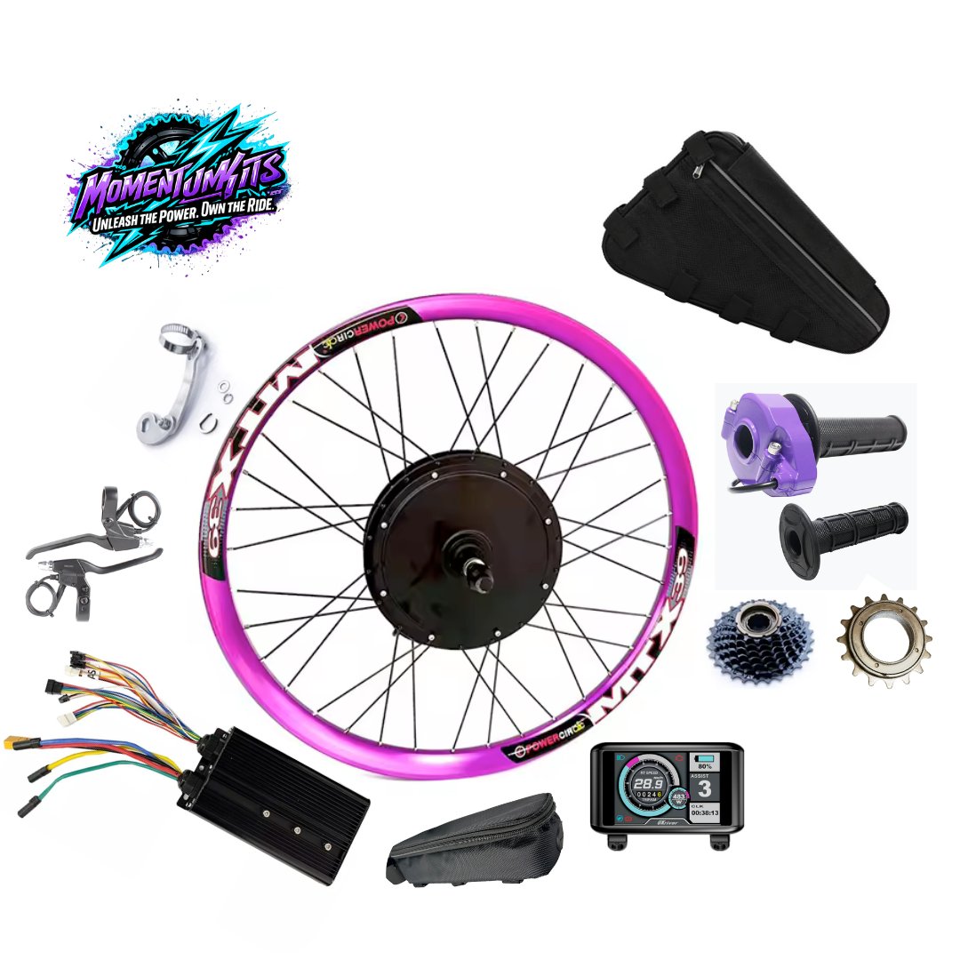 72v 3000w momentum purple mtx39 conversion kit (with battery)